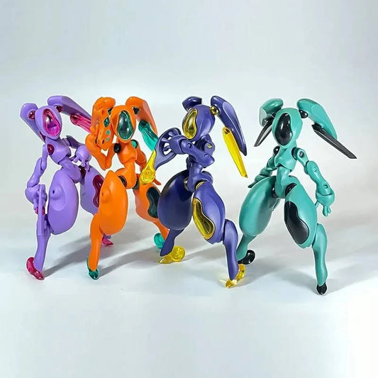 73204 Rabbit Bits Robot Mech Figurines Blind Box-4