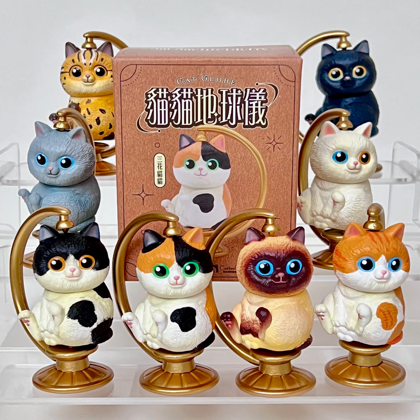 73222 Cat Spinning Globe Blind Box-8