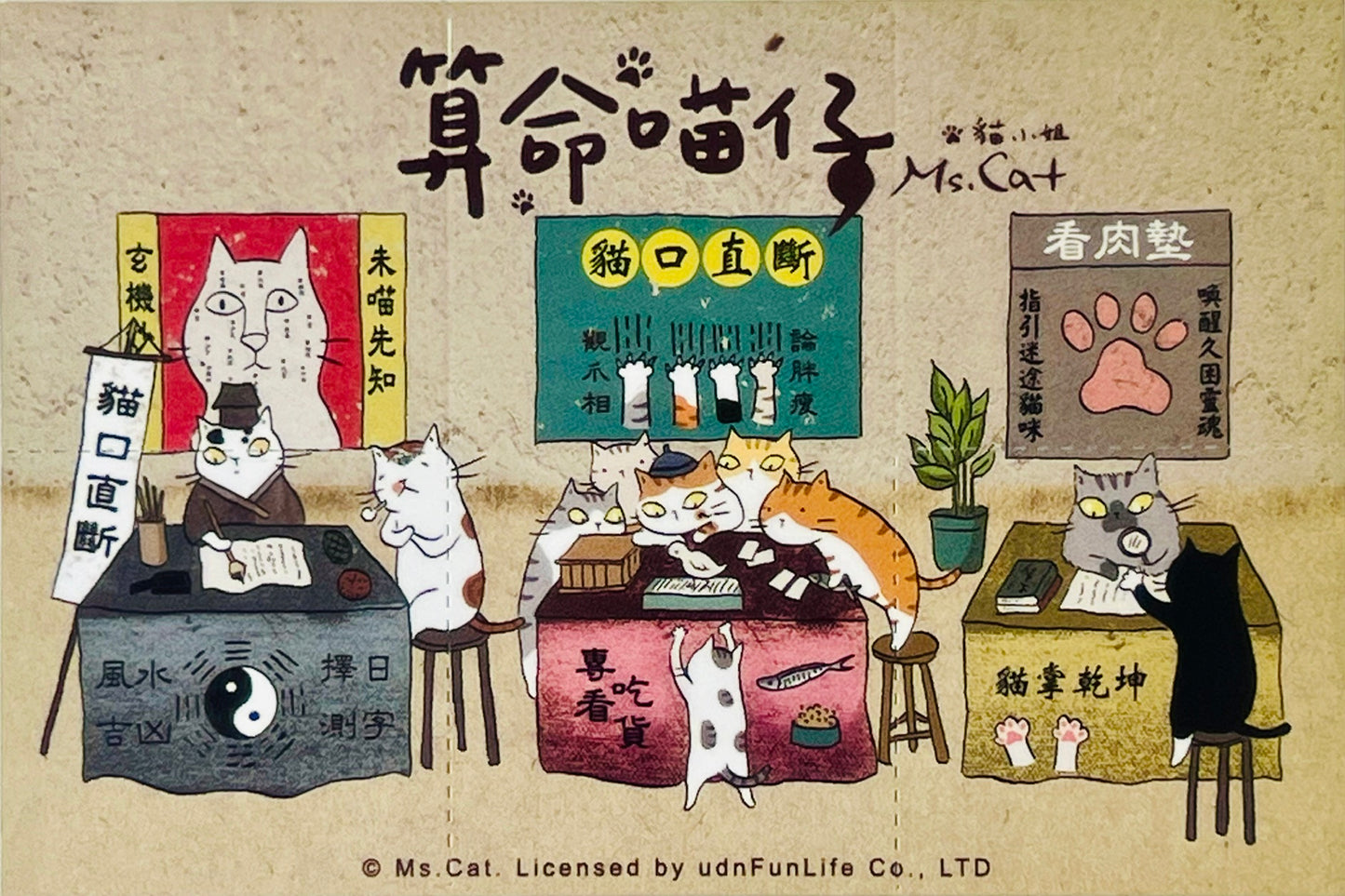 73257 Cat Fortune Tellers Blind Box-6