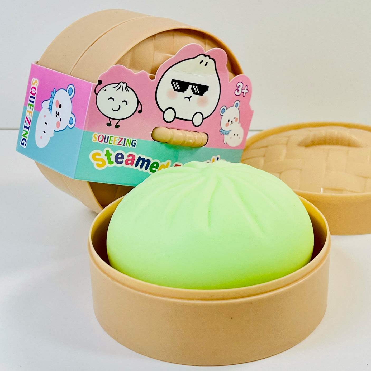 83001 Dumpling Silly Face Squishy-12