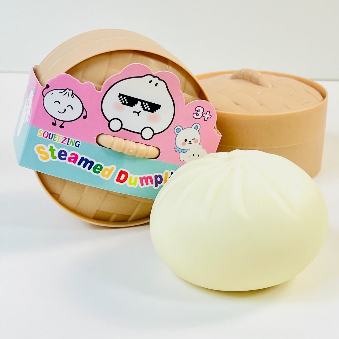83001 Dumpling Silly Face Squishy-12