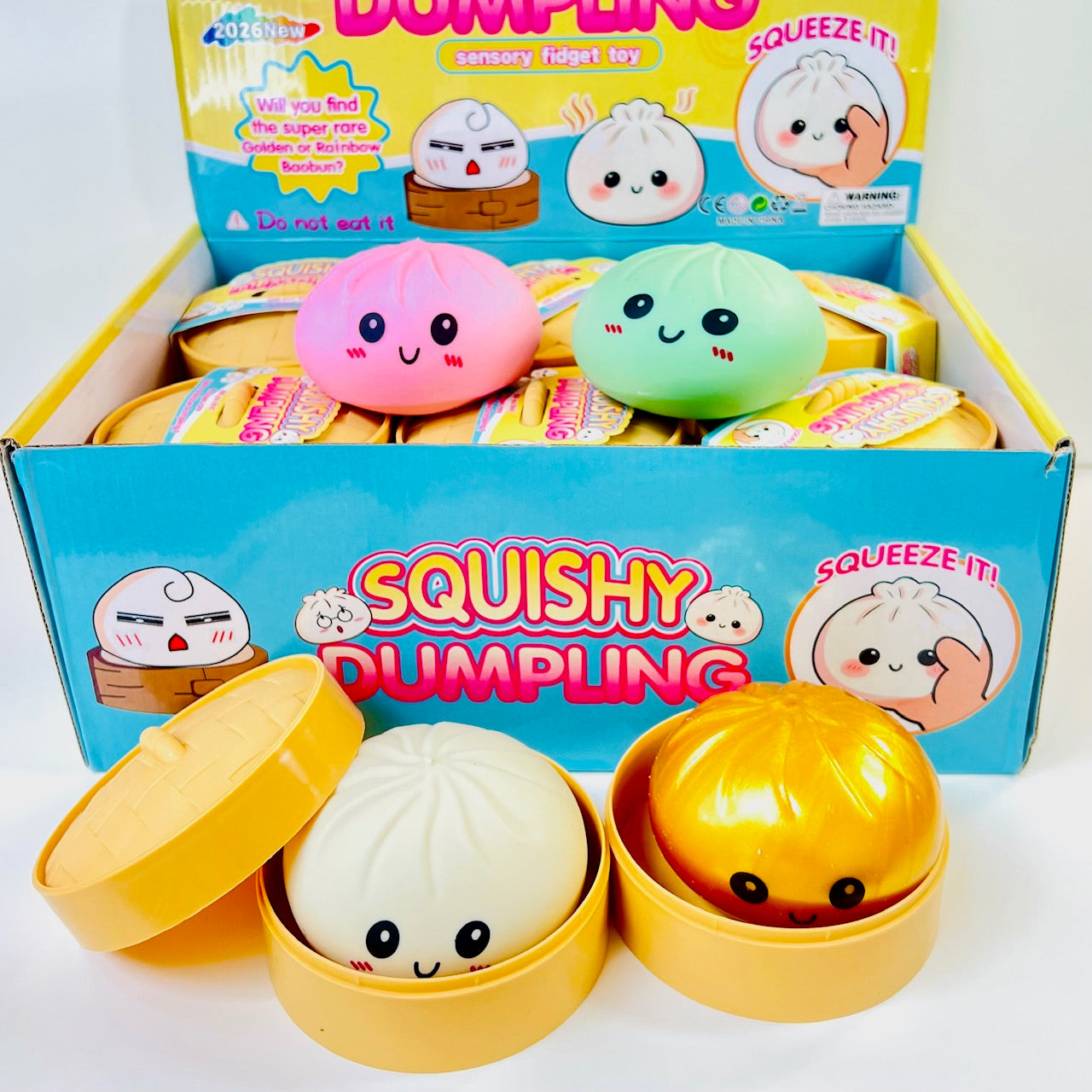 83002 Dumpling Smiley Face Firm Squishy-12 – BCmini