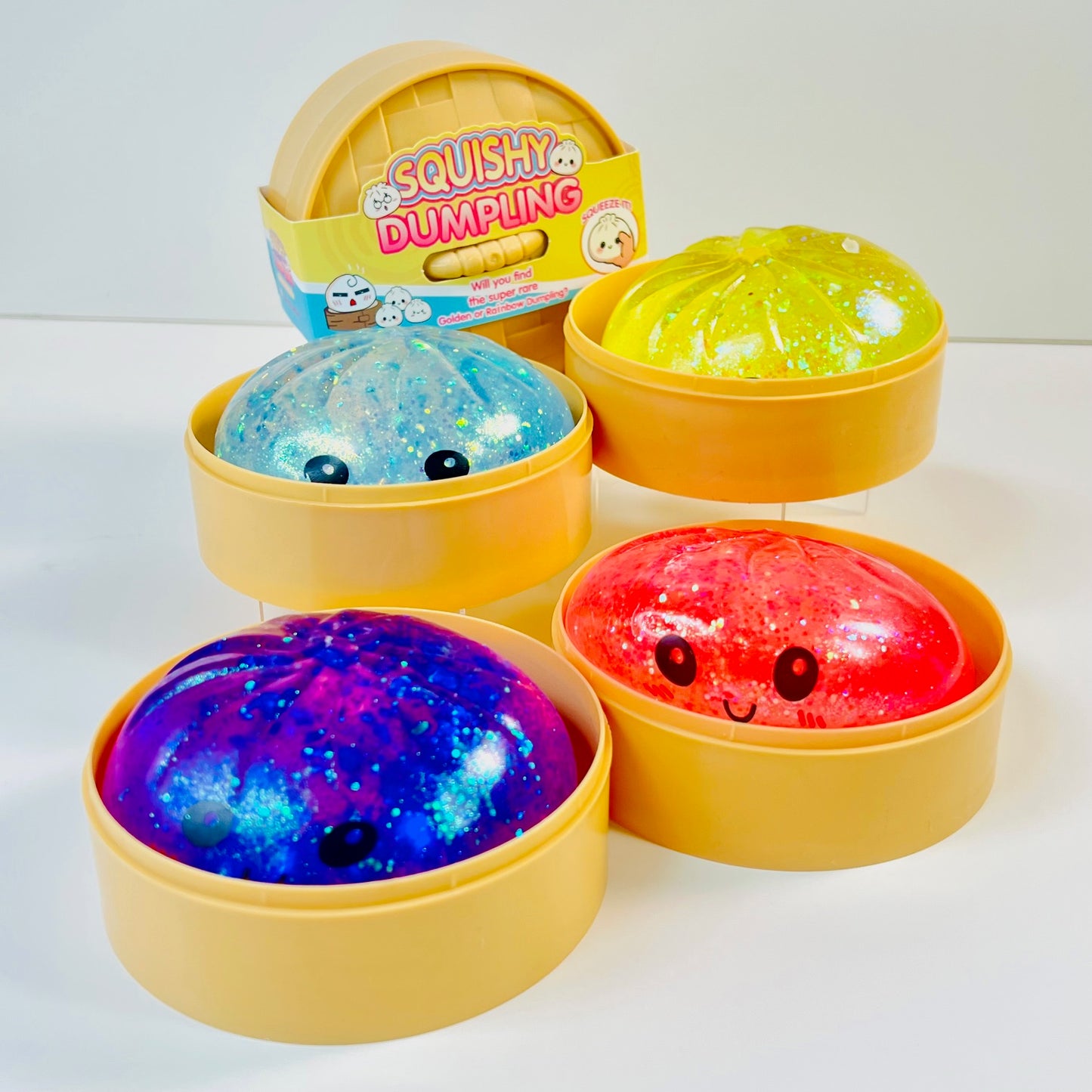 83003 Dumpling Translucent Glitter Squishy-12