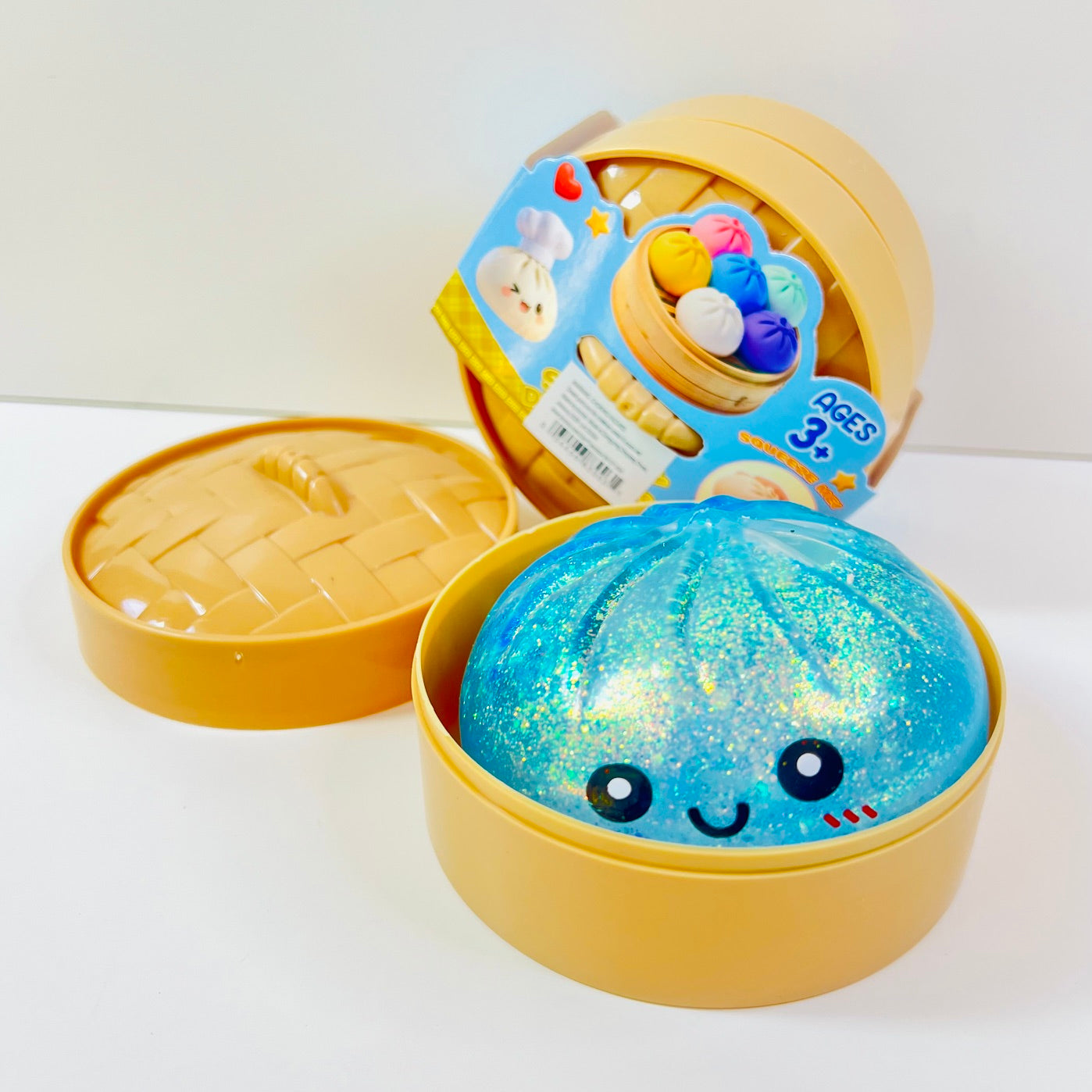 83003 Dumpling Translucent Glitter Squishy-12