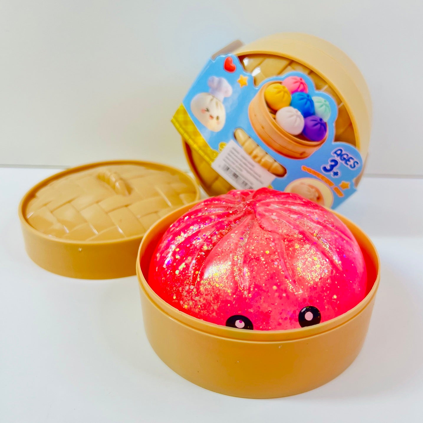 83003 Dumpling Translucent Glitter Squishy-12