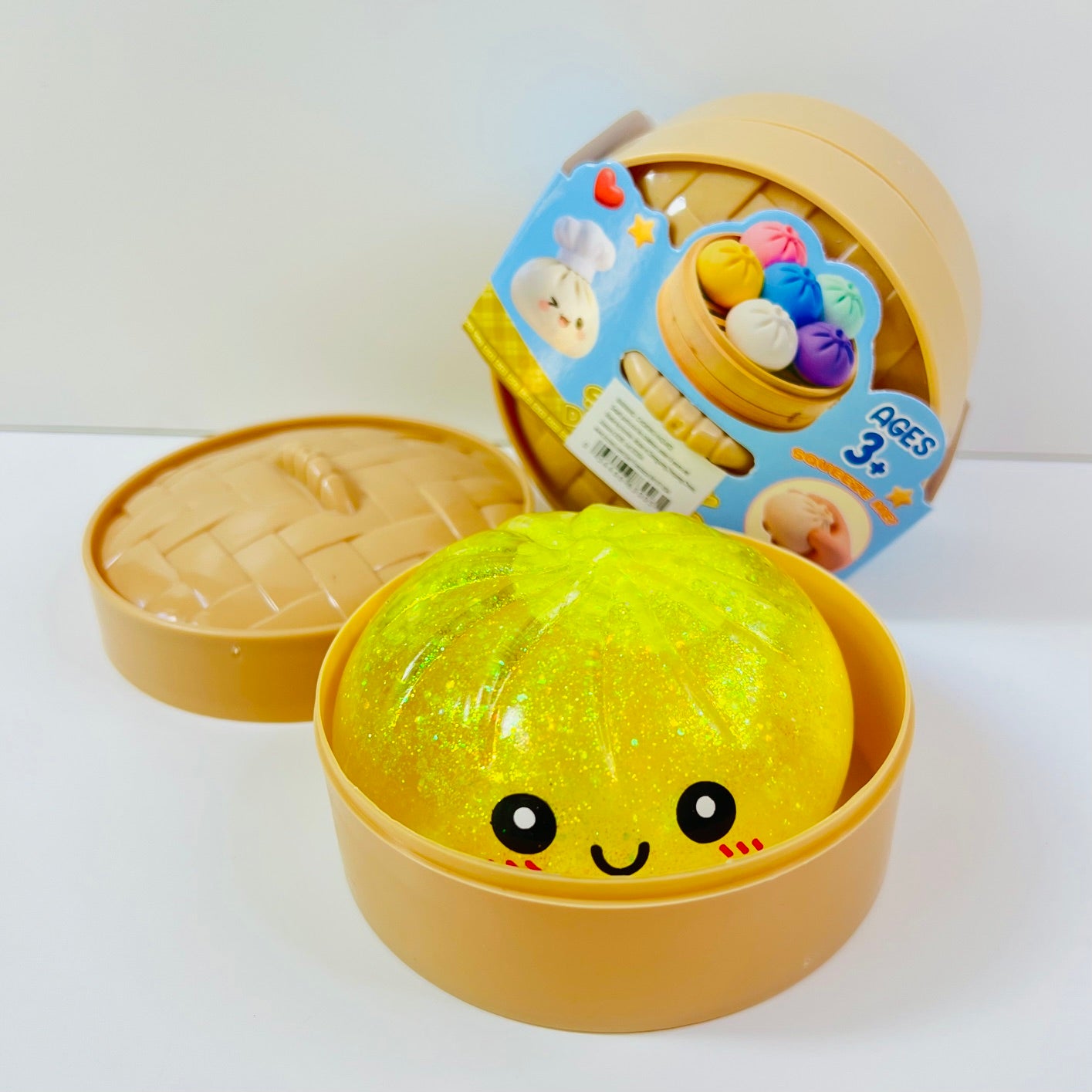 83003 Dumpling Translucent Glitter Squishy-12