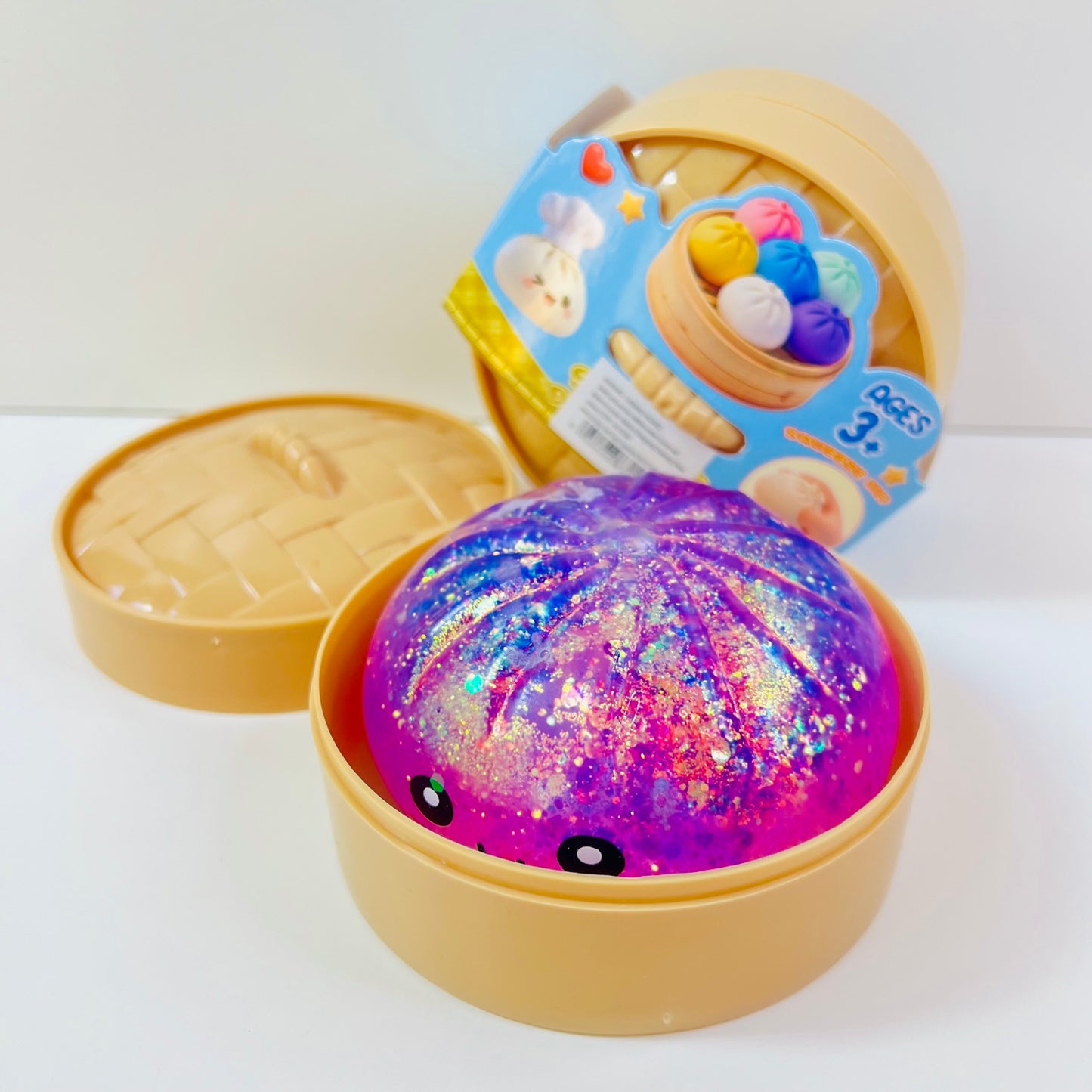 83003 Dumpling Translucent Glitter Squishy-12