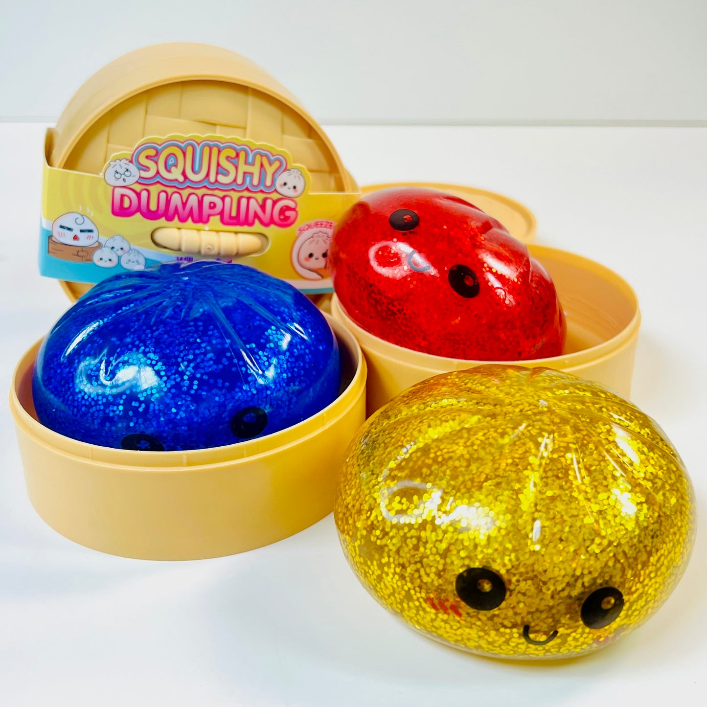 83004 Dumpling Glitter Jelly Squishy-12