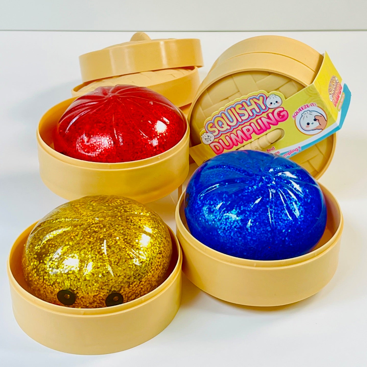 83004 Dumpling Glitter Jelly Squishy-12