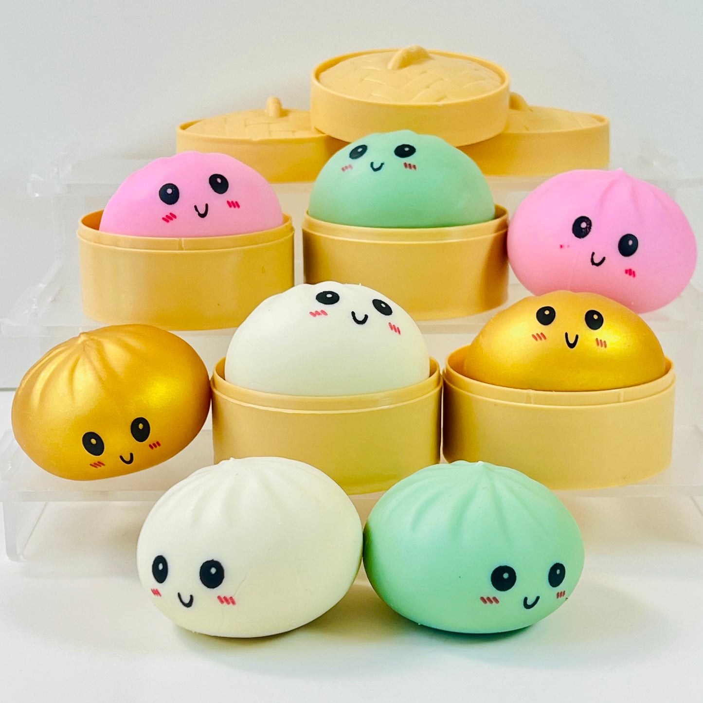 83006 Mini Dumpling Glitter Soft Squishy-12