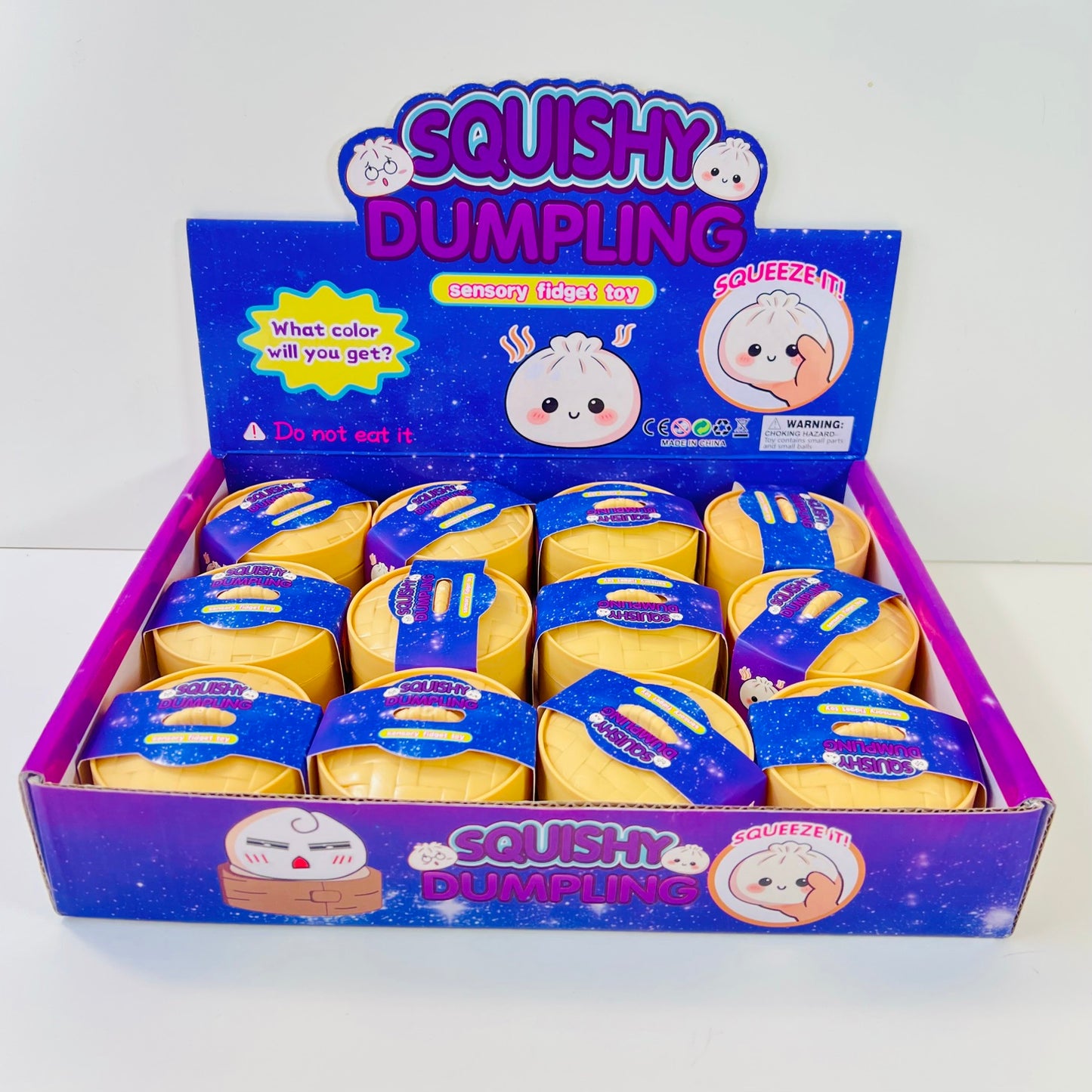 83006 Mini Dumpling Glitter Soft Squishy-12