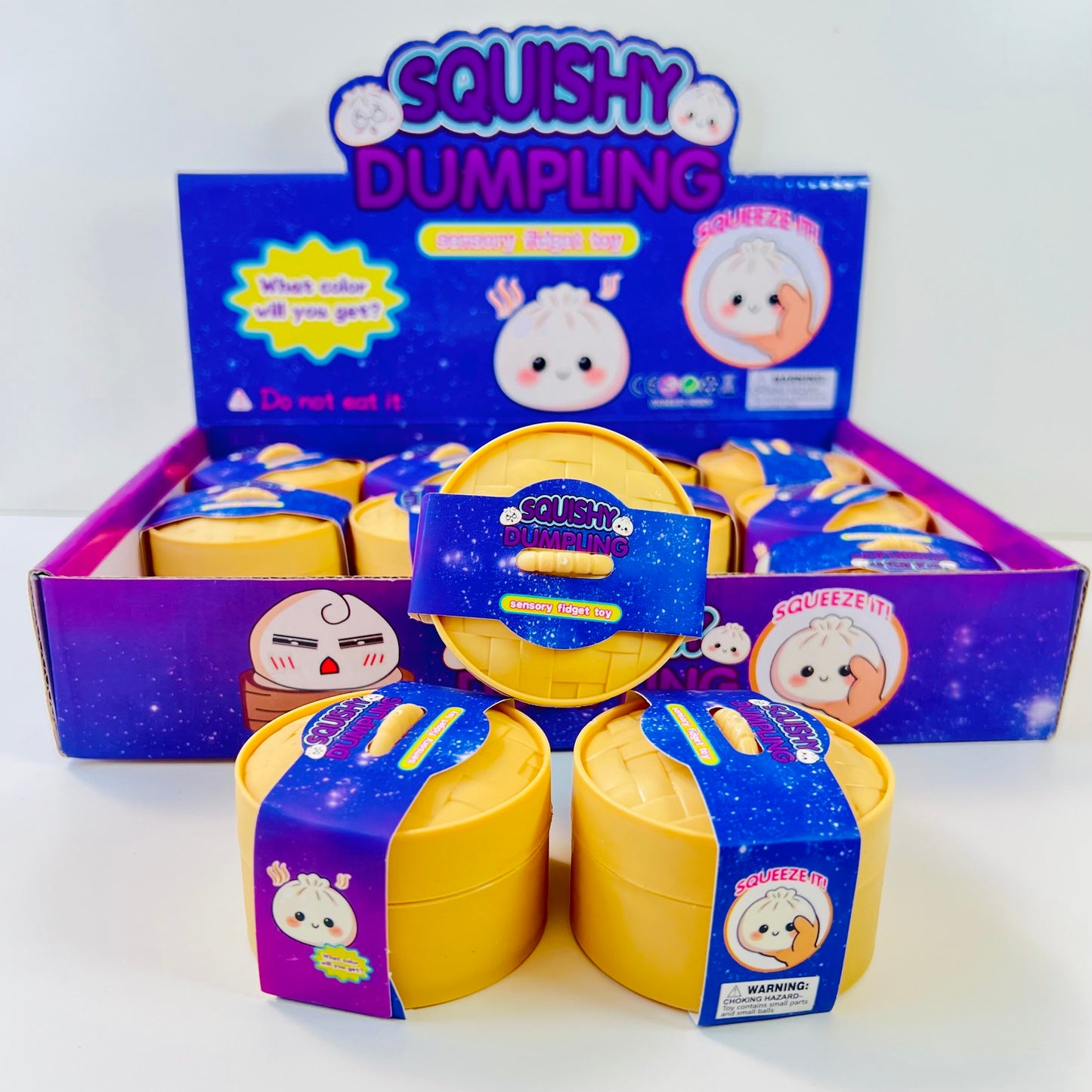 83006 Mini Dumpling Glitter Soft Squishy-12