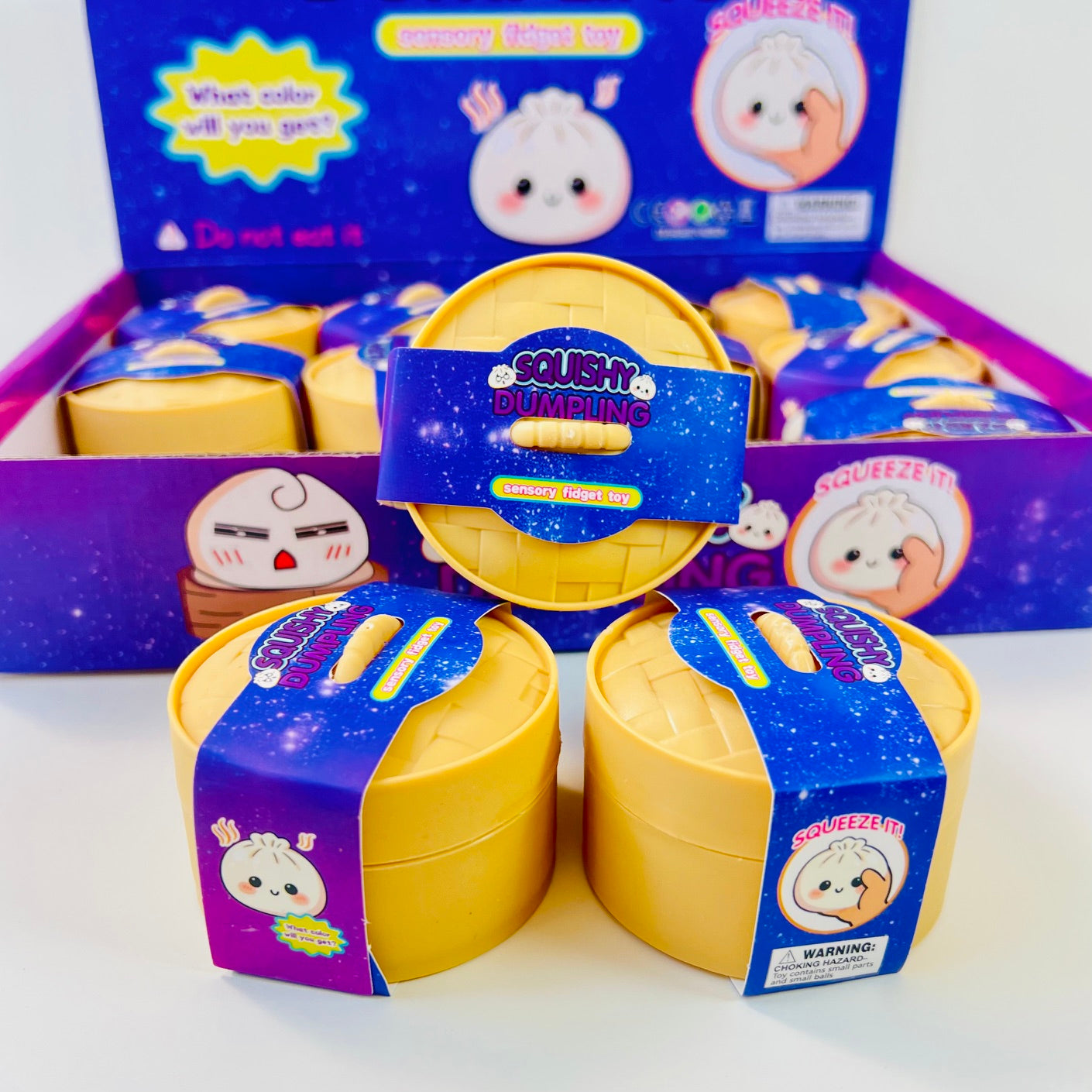 83006 Mini Dumpling Glitter Soft Squishy-12