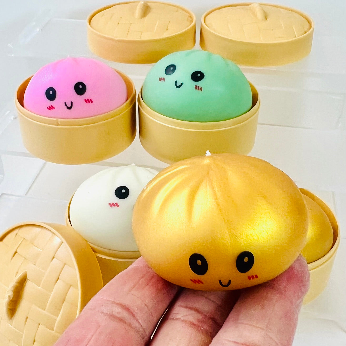 83006 Mini Dumpling Glitter Soft Squishy-12