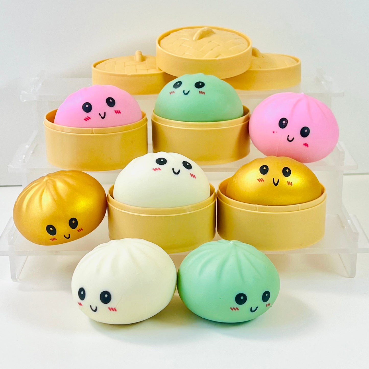 83006 Mini Dumpling Glitter Soft Squishy-12