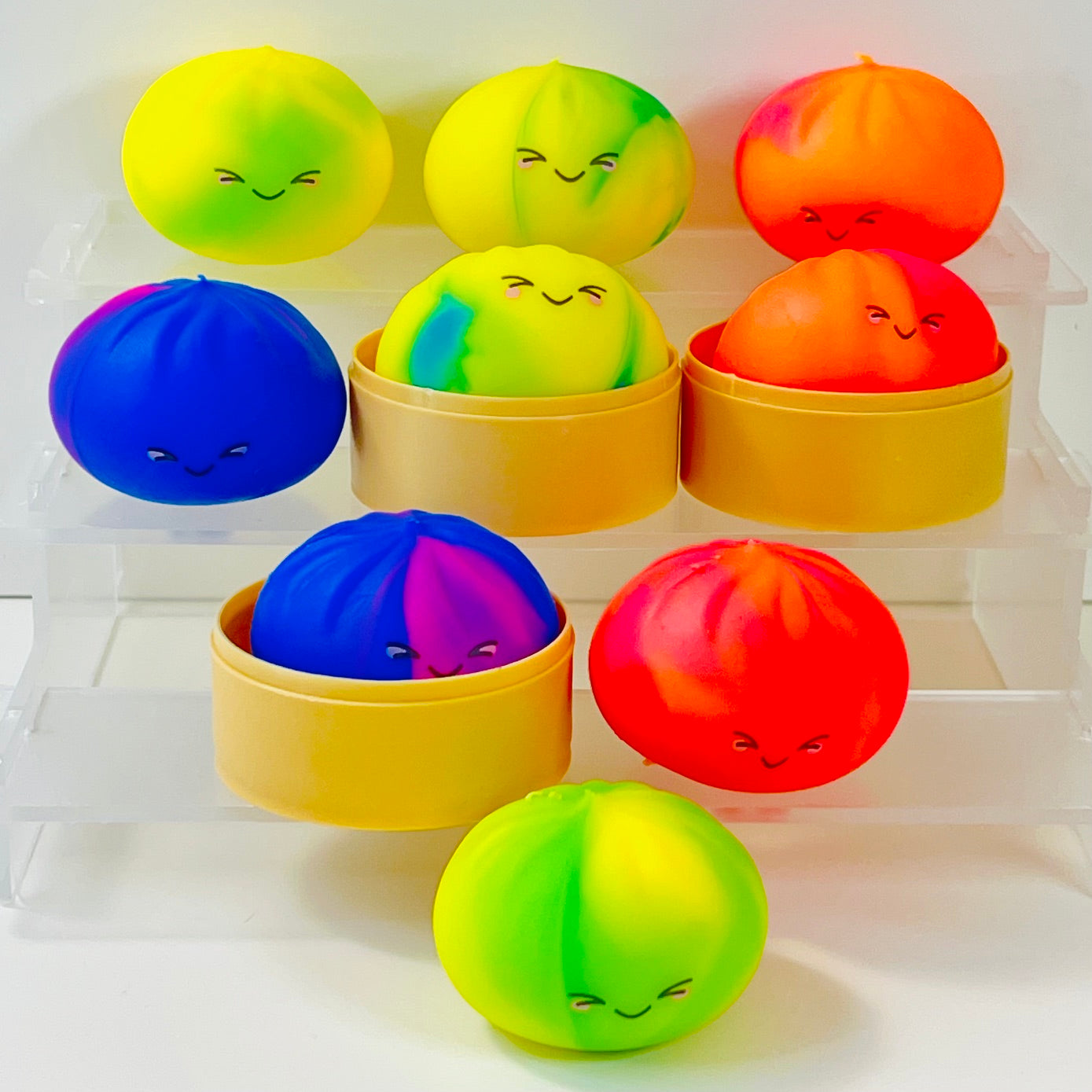 83007 Mini Dumpling Glitter Soft Squishy-12