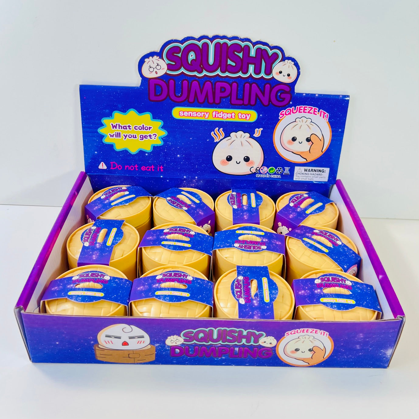 83007 Mini Dumpling Glitter Soft Squishy-12