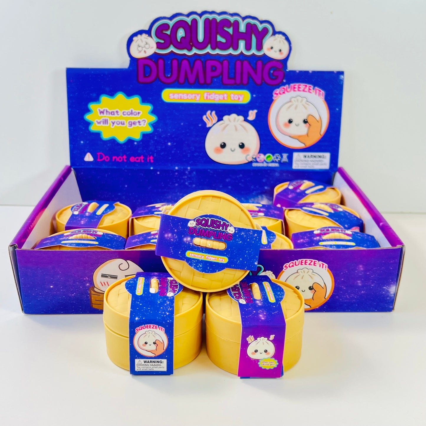83007 Mini Dumpling Glitter Soft Squishy-12
