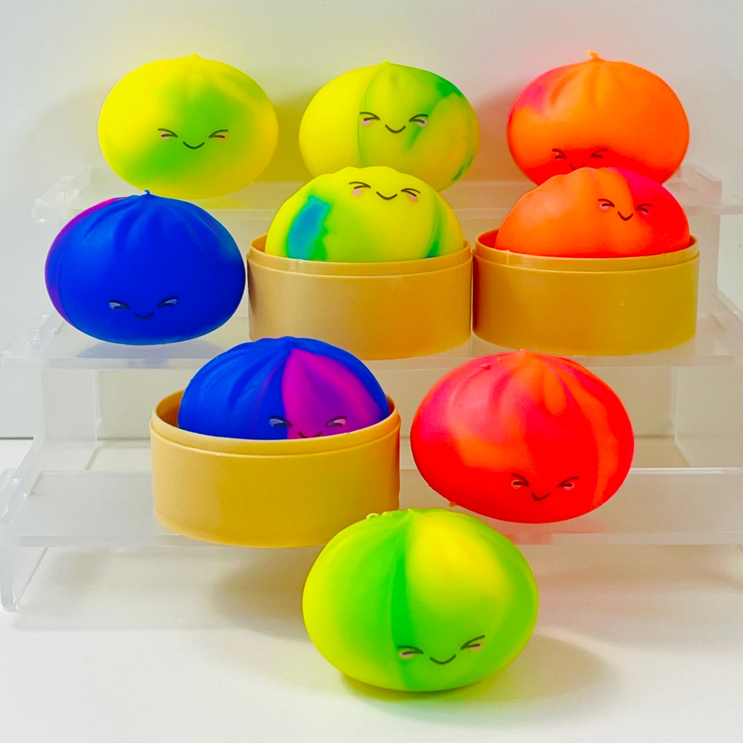83007 Mini Dumpling Glitter Soft Squishy-12