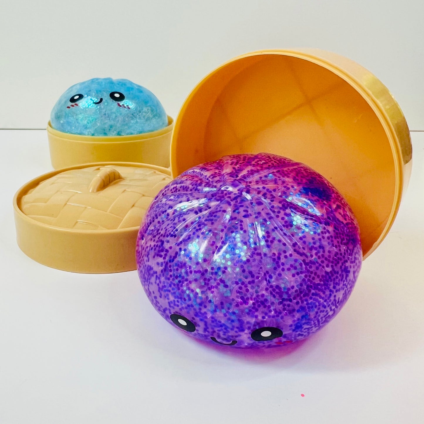 83008 Dumpling Smiley Glitter Water Bead Squishy-12