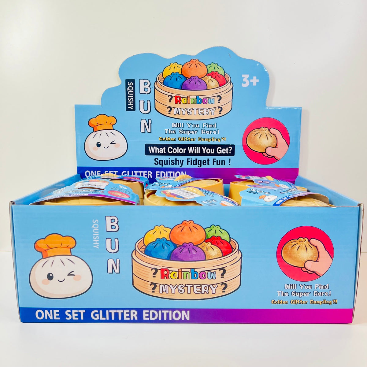 83008 Dumpling Smiley Glitter Water Bead Squishy-12