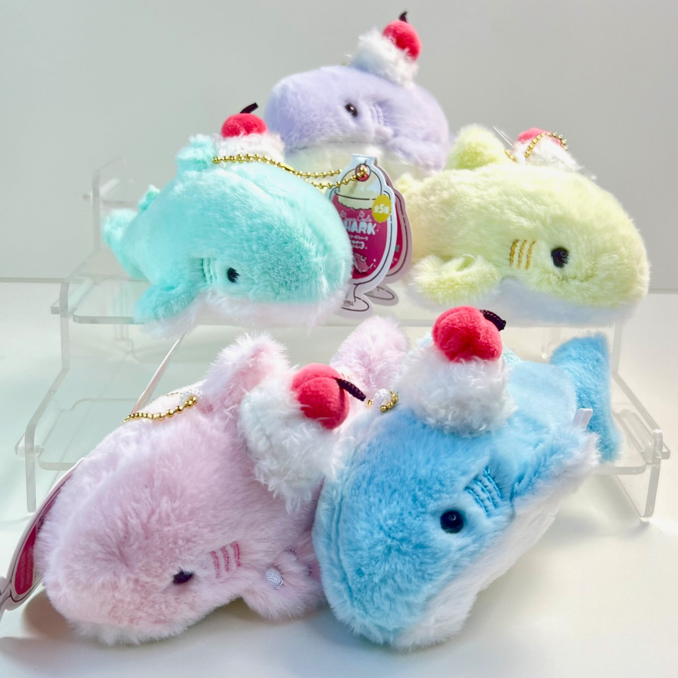 63524 Ice Cream Shark Plush-5