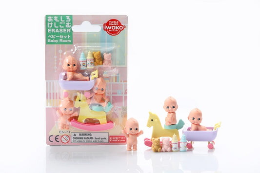 38375 BABY ERASER CARD-10 CARDS