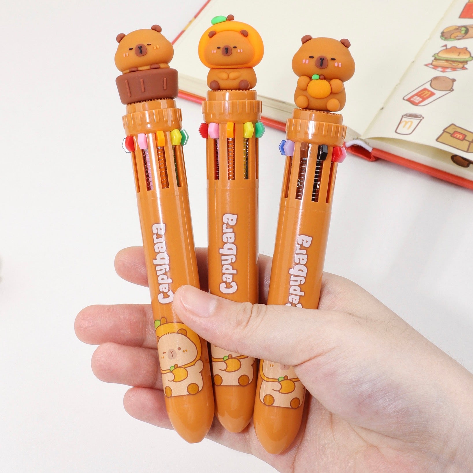 【スーパーセール】 Sharpeners, Pens, - J-238 Blind BCmini – 3 Page – Box 帽子