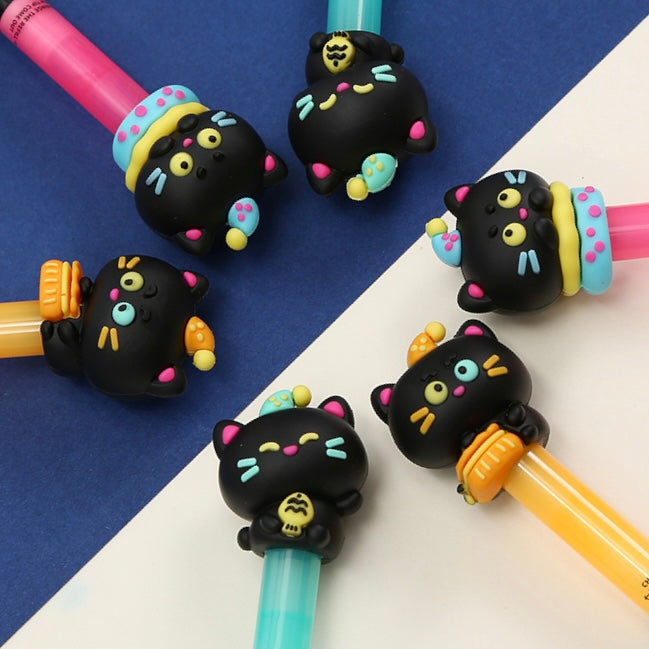 22719 Black Cat Gel Pen-36