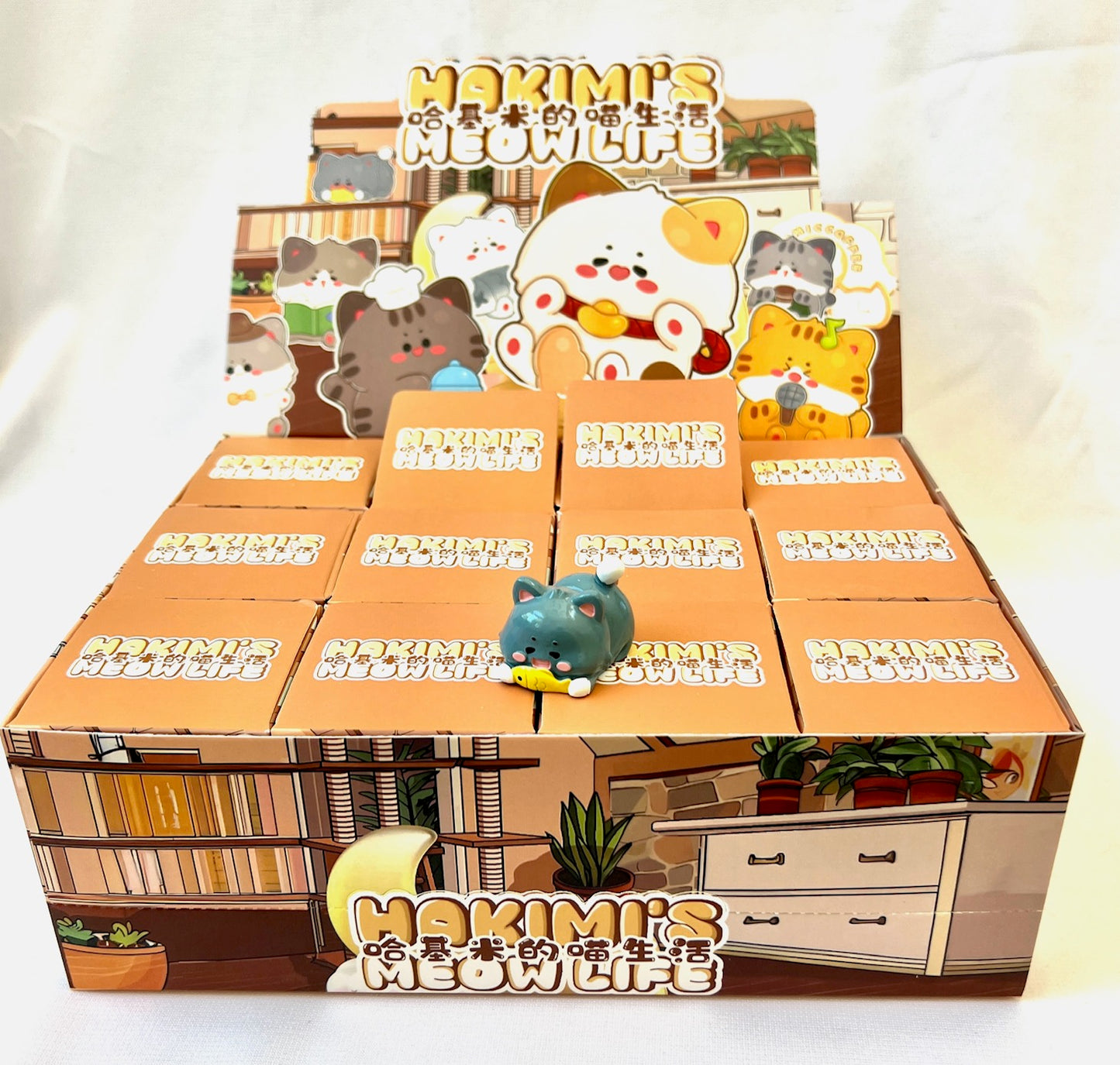 71019 KITTEN HAKIMI'S MEOW LIFE CAT FIGURINE BLIND BOX-12