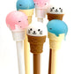 224022 ICE CREAM ANIMALS GEL PEN-36 (2 Colors Only)