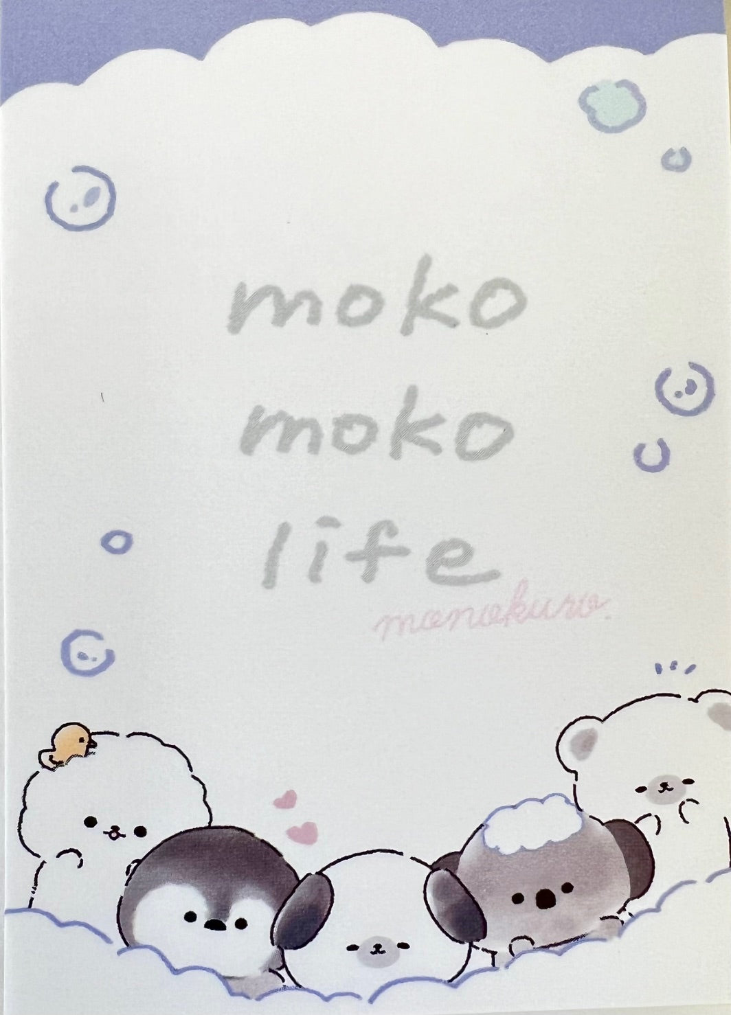 113991 Moko Moko Life Animal Bath Mini Notepad-10