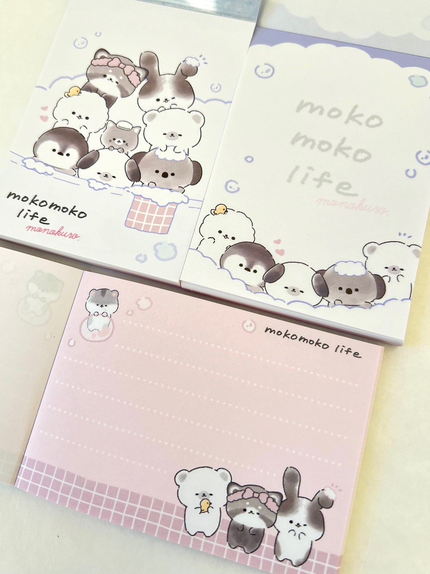 113991 Moko Moko Life Animal Bath Mini Notepad-10