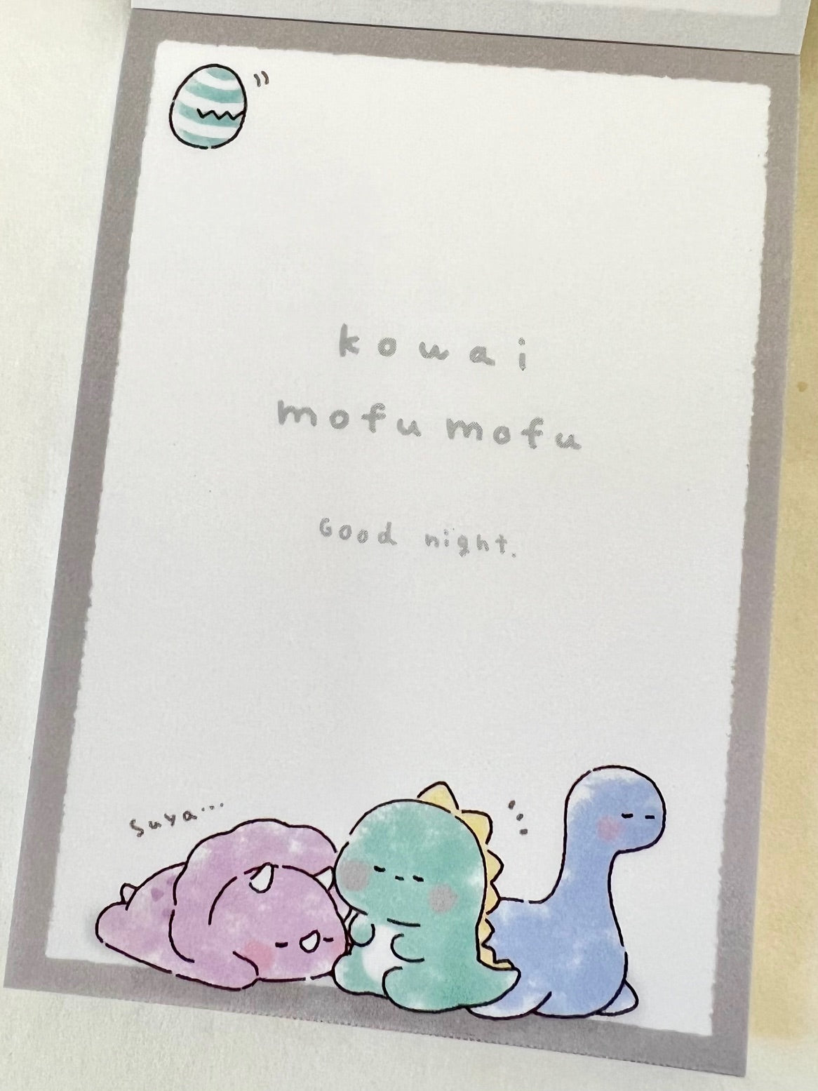 211156 Kamio Mukashi Dinosaur Mini Notepad-10