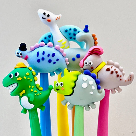 22623 DINO CARTOON GEL PEN-48