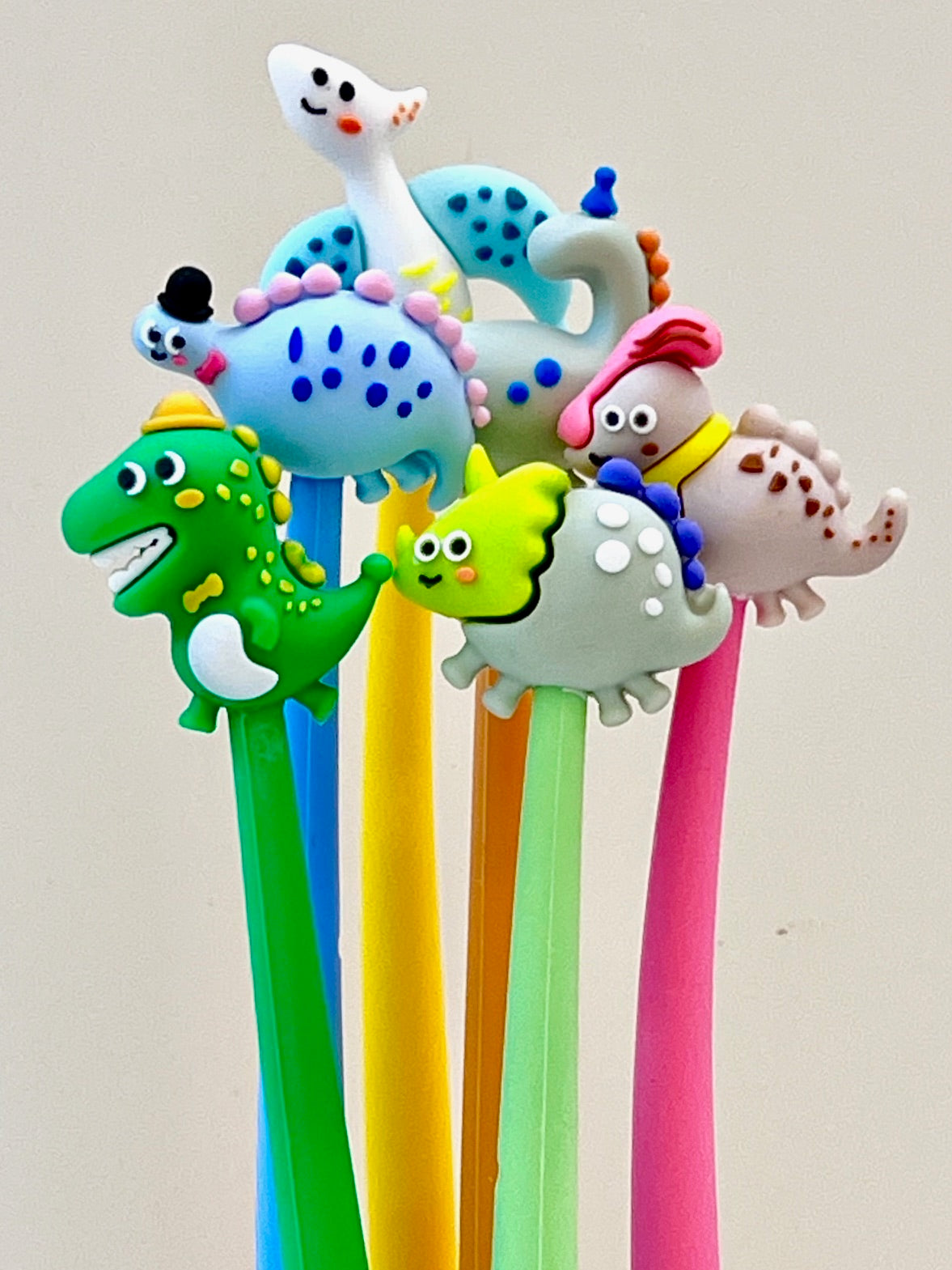 22623 DINO CARTOON GEL PEN-48