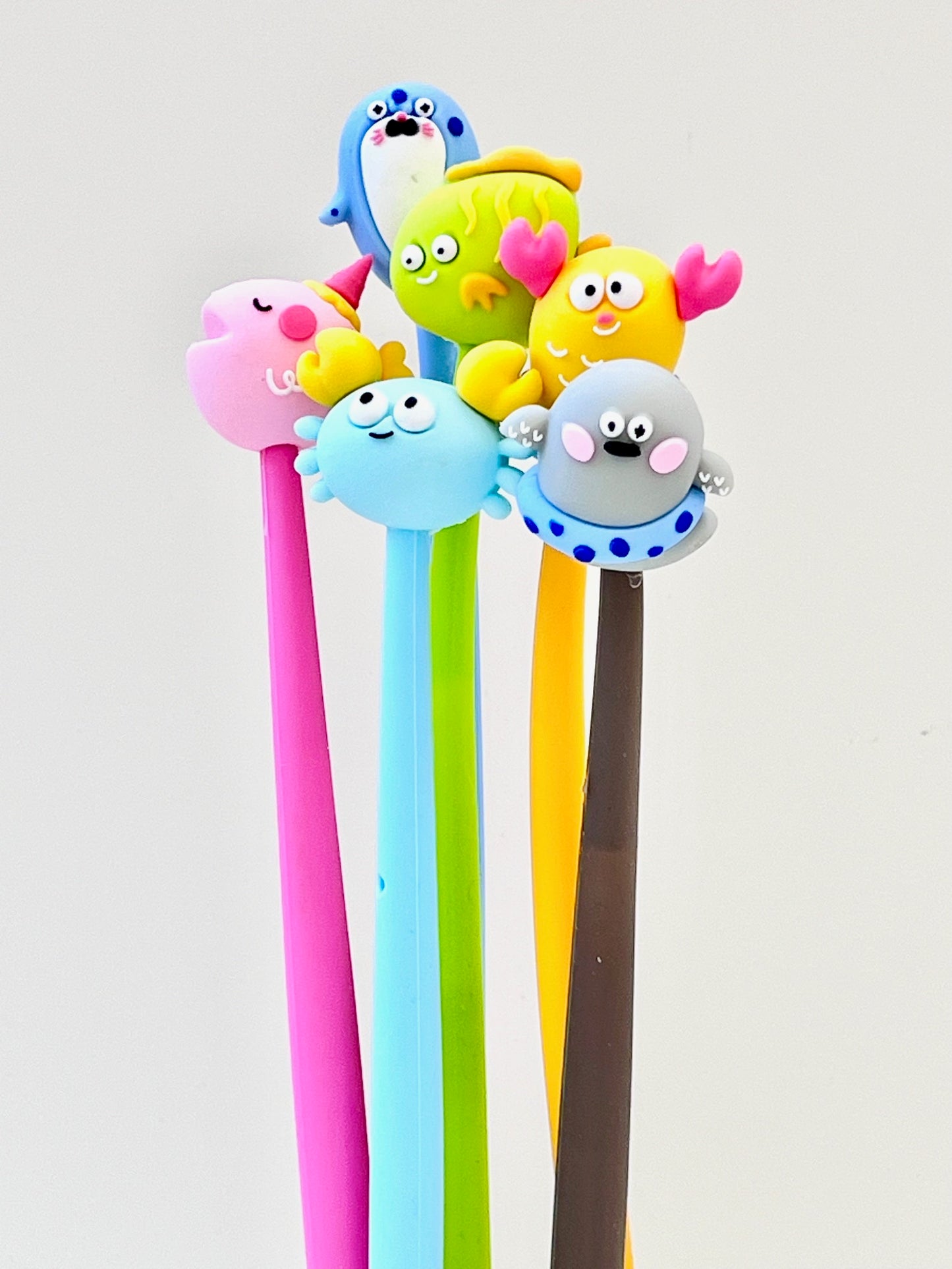 22624 HAPPY SEA ANIMALS GEL PEN-48