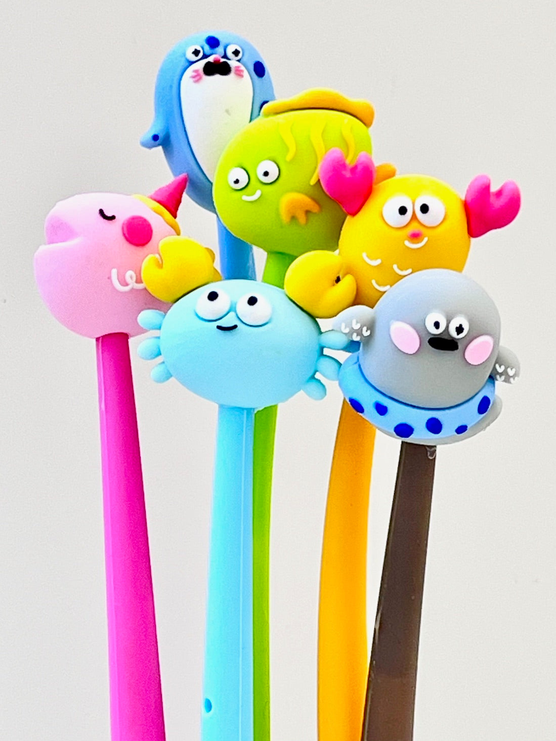 22624 HAPPY SEA ANIMALS GEL PEN-48