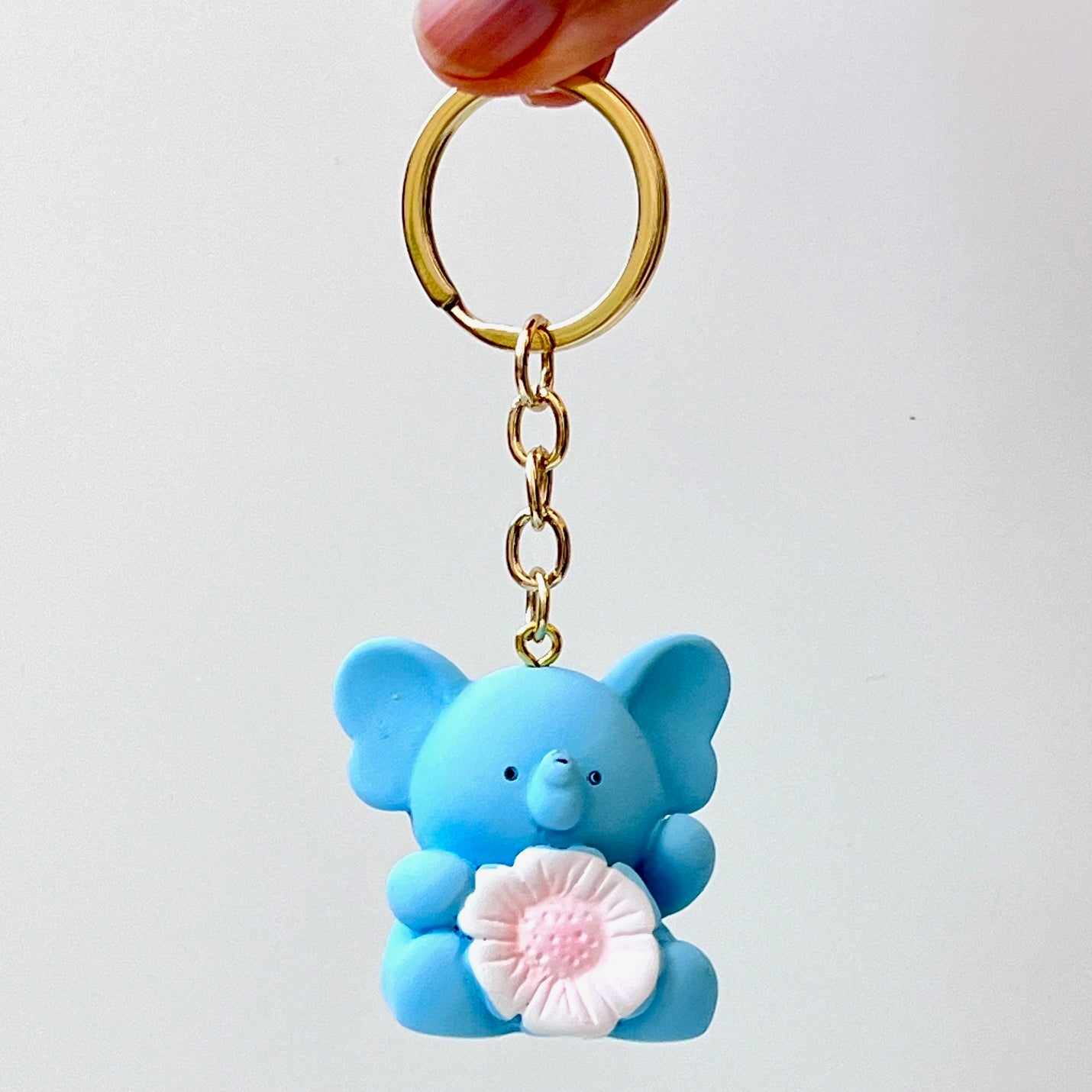 12165 FLOWER ANIMAL KEY CHARM-12