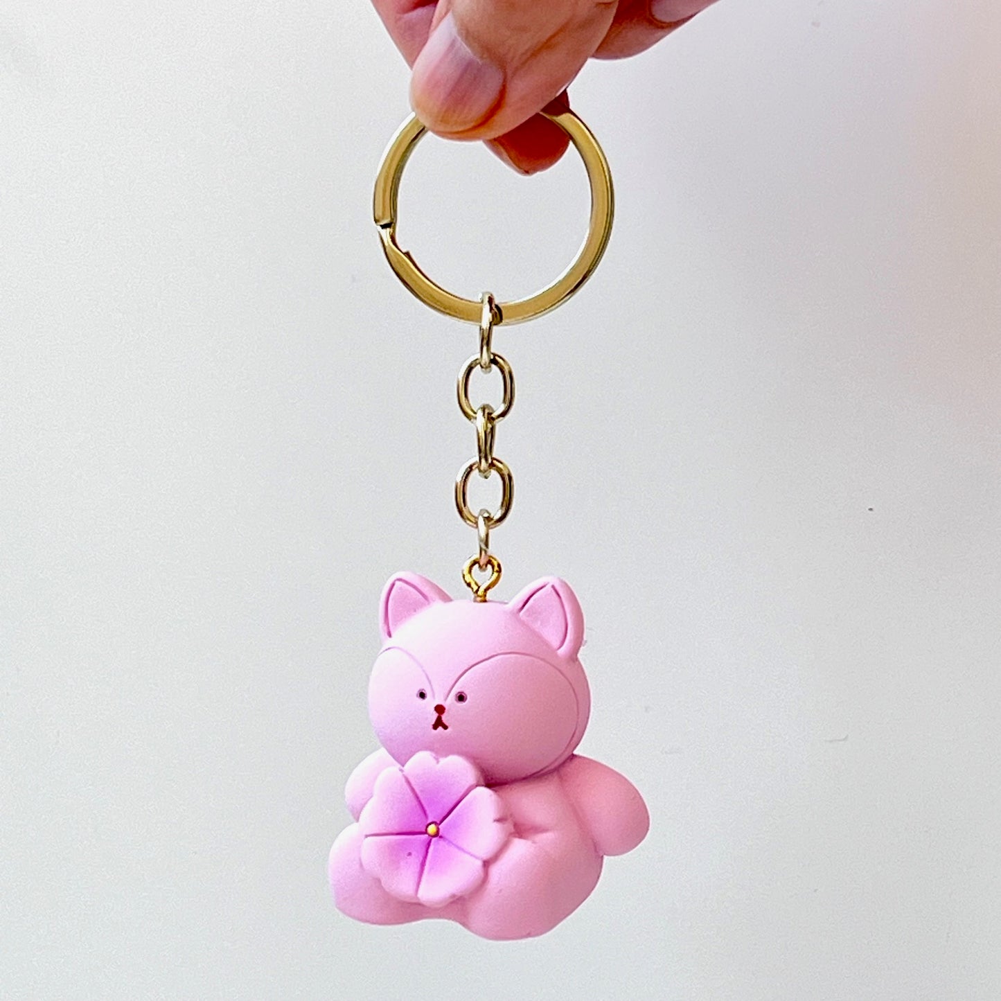 12165 FLOWER ANIMAL KEY CHARM-12