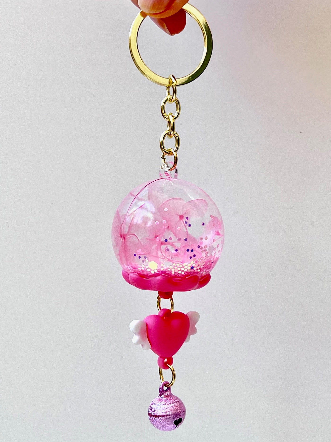 12150 COLORFUL ORB ASSORTED FLOATY KEY CHARM-12