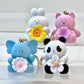 12165 FLOWER ANIMAL KEY CHARM-12