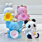 12165 FLOWER ANIMAL KEY CHARM-12