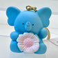 12165 FLOWER ANIMAL KEY CHARM-12