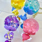 12150 COLORFUL ORB ASSORTED FLOATY KEY CHARM-12