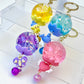 12150 COLORFUL ORB ASSORTED FLOATY KEY CHARM-12