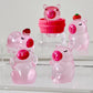 70714 CAPYBARA PINK MINIATURE FIGURINES-50