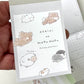 209121 Dreamy Animal Oishii Mofu Mofu Mini Notepad-10