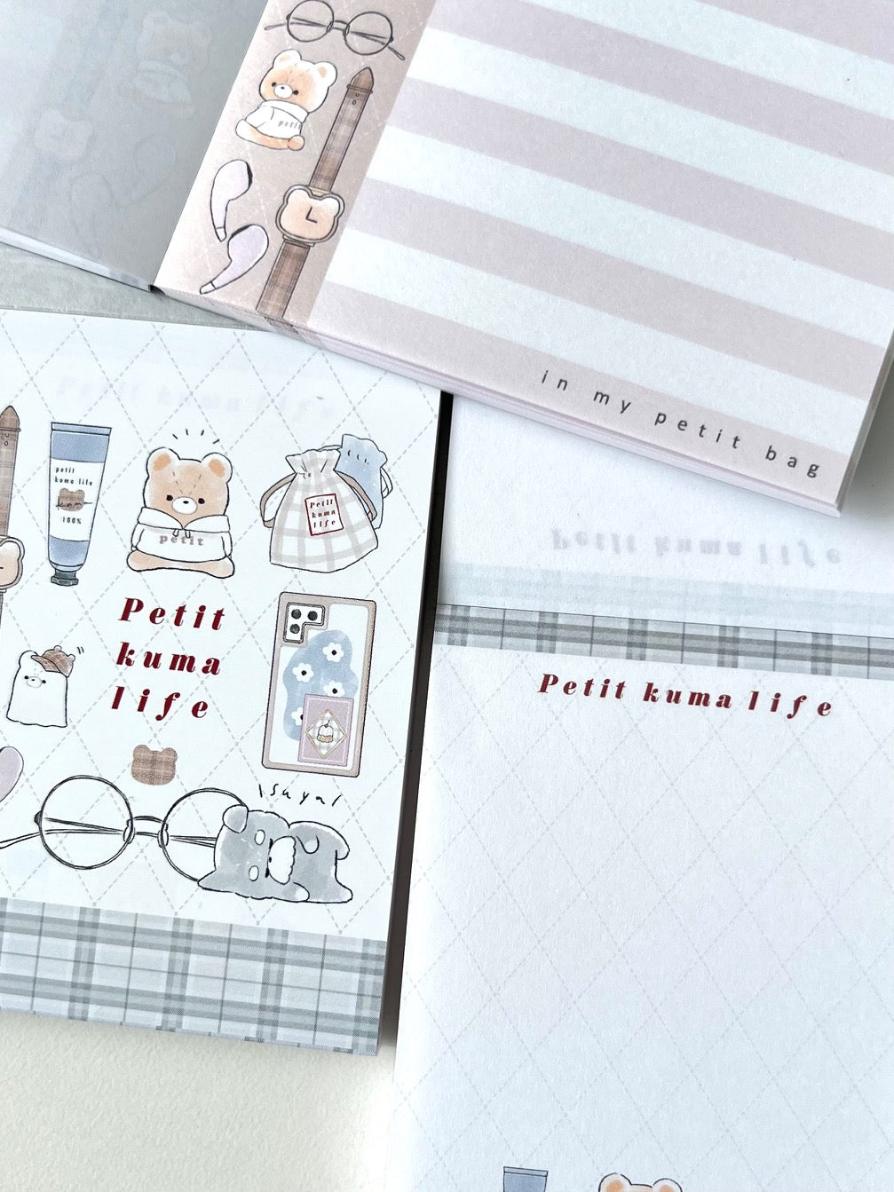 209218 Petit Kuma Bear Life Mini Notepad-10