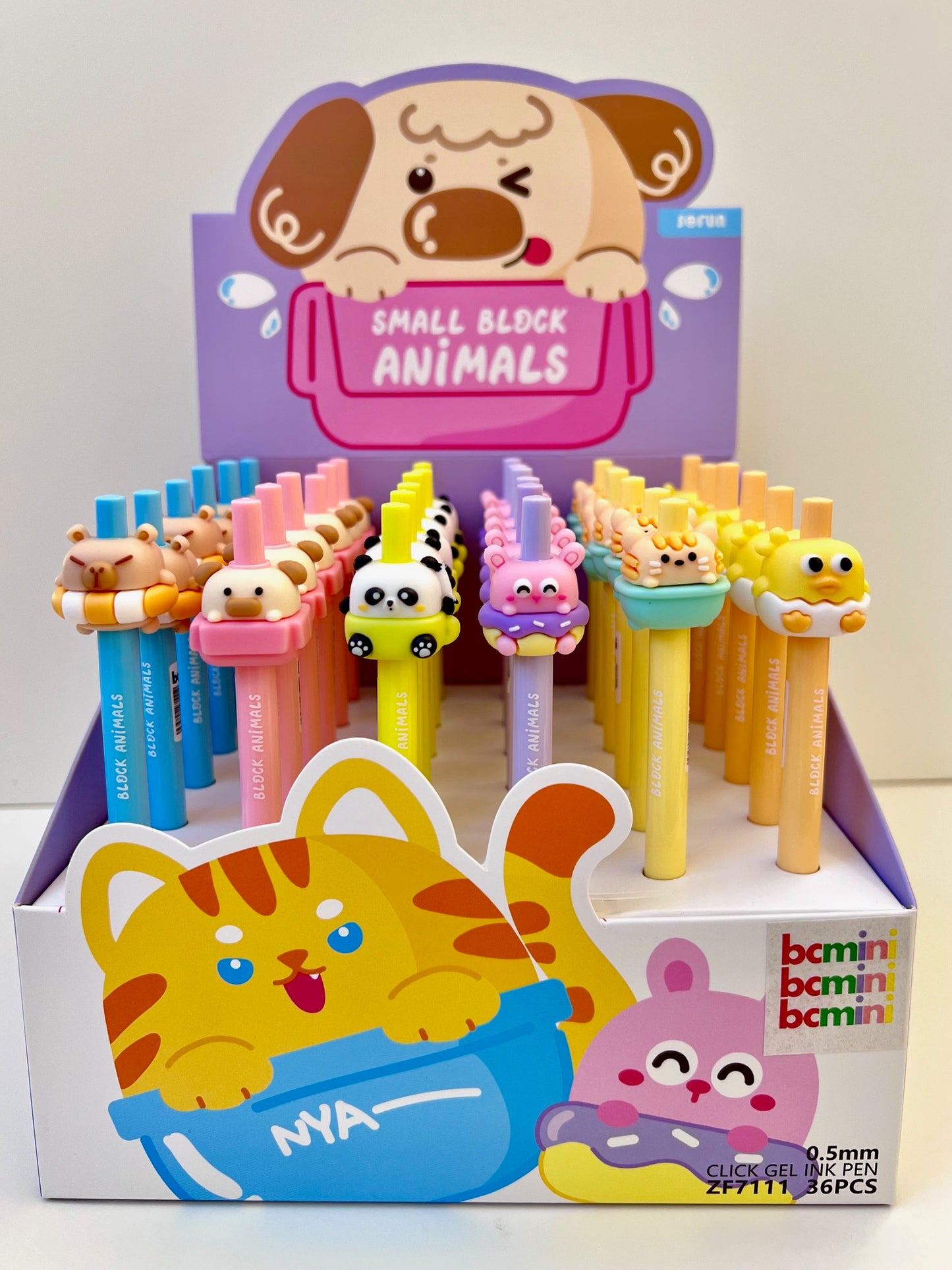 22652 ADORABLE ANIMALS RETRACTABLE GEL PEN-36